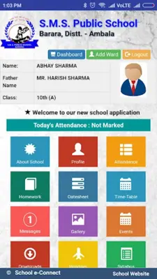 SMS Public School android App screenshot 0